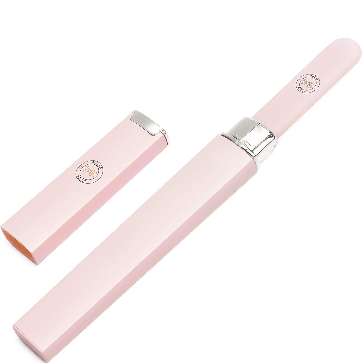 Crystal Glass Nail File with Protective Case - Pink, 2mm