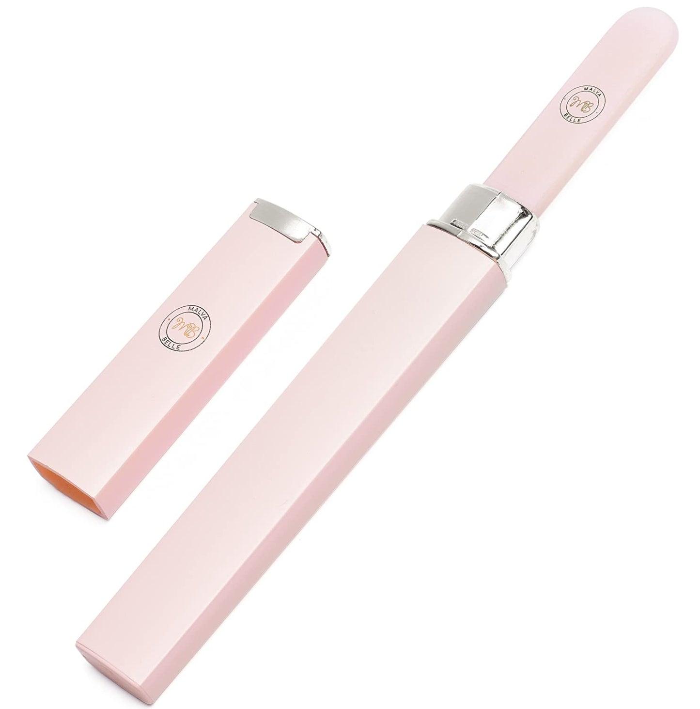 Crystal Glass Nail File with Protective Case - Pink, 3mm